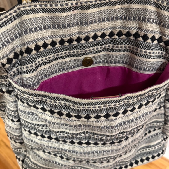 Steve Madden Raine Bohemian Patterned Fabric Tote - Picture 7 of 8